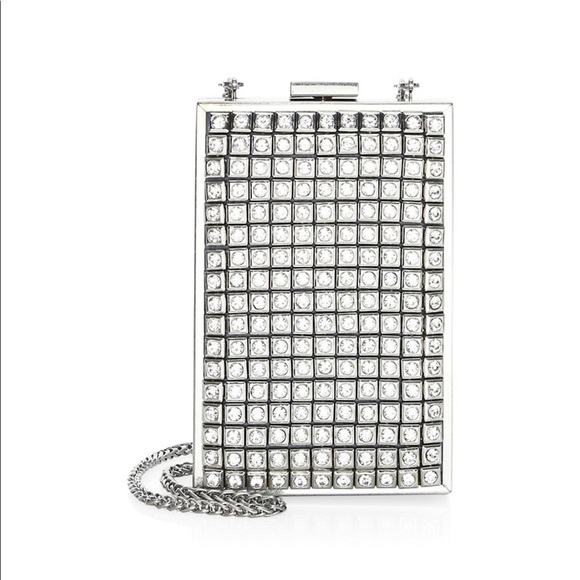Alice + Olivia Handbags - Alice and Olivia Sophia crystal stud clutch